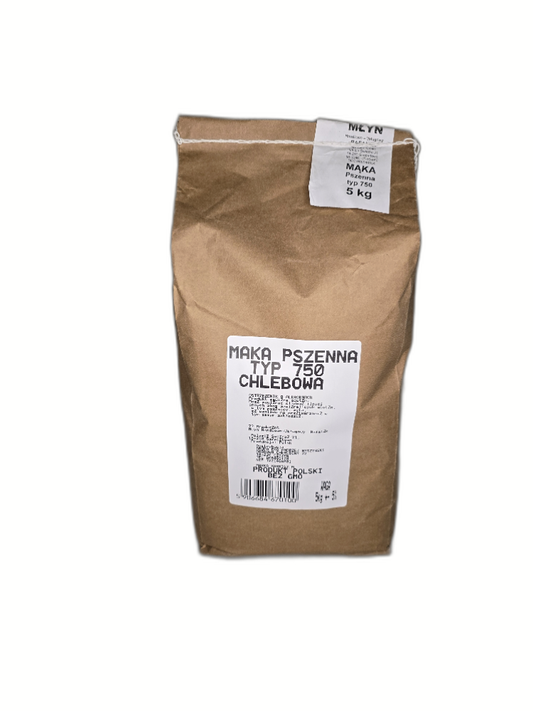 Mąka pszenna chlebowa typ 750 – 5 kg